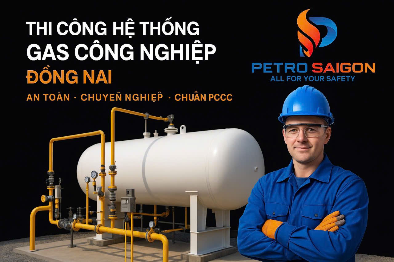 Dịch Vụ Thiết Kế, Thi Công Hệ Thống Gas Công Nghiệp Tại Đồng Nai – Uy Tín, An Toàn, Chuẩn PCCC