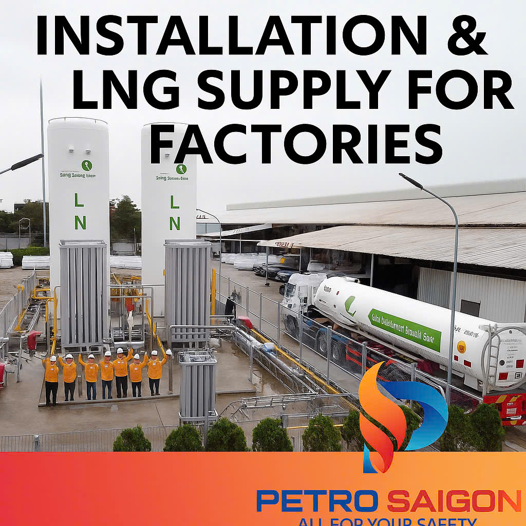 Dịch Vụ Lắp Đặt & Cung Cấp Khí LNG Cho Nhà Máy – Giải Pháp Năng Lượng XANH- Hiện Đại