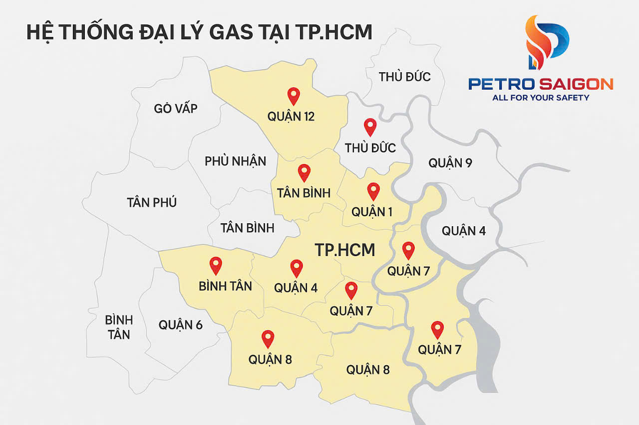 HỆ THỐNG ĐẠI LÝ GAS TẠI TP.HCM – PHÂN PHỐI CHÍNH HÃNG, GIAO NHANH, AN TOÀN