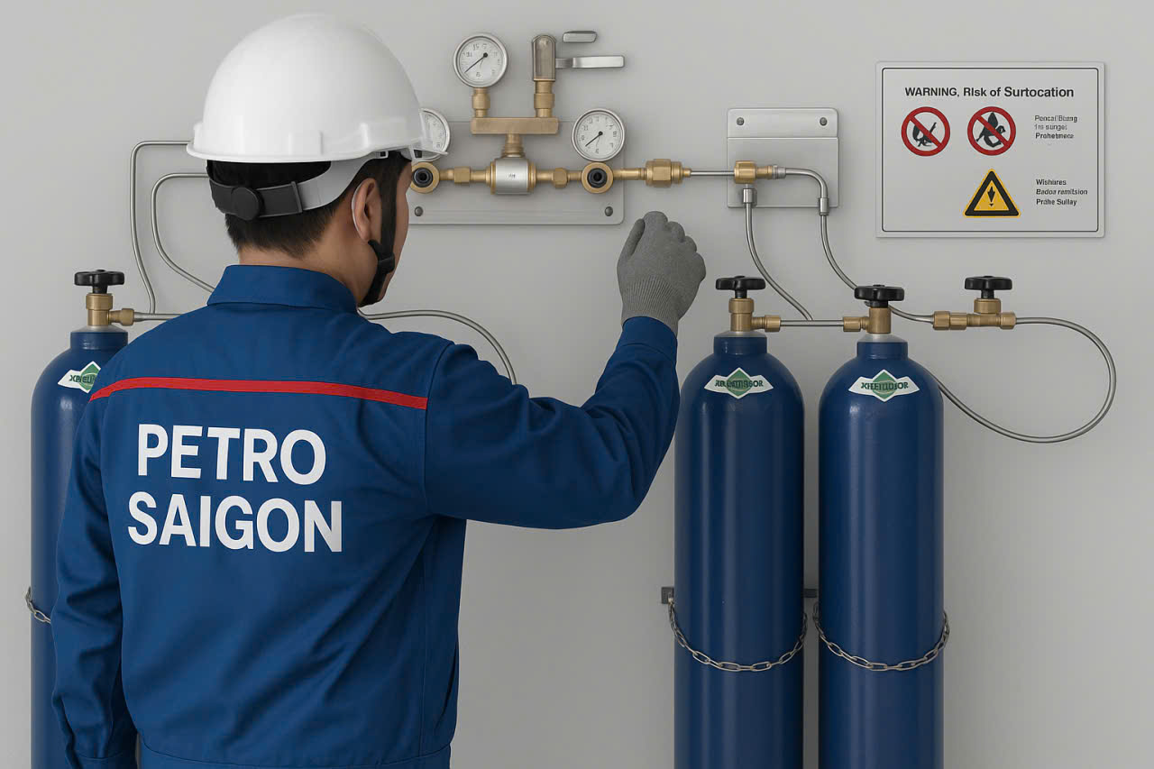 Dịch vụ lắp đặt hệ thống khí an toàn – chuyên nghiệp của Petro Saigon