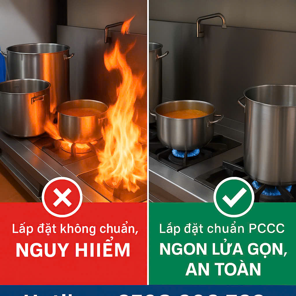 🚨 Chọn nhà thầu lắp đặt hệ thống gas trên mạng: Đừng để vừa tốn tiền, vừa không an toàn lại bị PCCC phạt